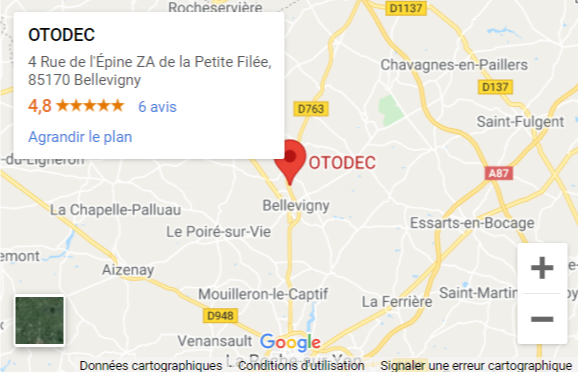 Carte OTODEC